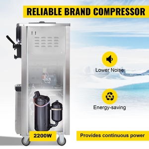 สำหรับเครื่องทำน้ำแข็งเชิงพาณิชย์ 2200W คุณภาพสูง มอเตอร์หลักใหม่ที่เชื่อถือได้ สำหรับใช้ในบ้าน ทำโยเกิร์ต นม - Product Image 6
