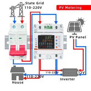 RMshebei <span class=keywords><strong>Disjoncteur</strong></span> Intelligent WiFi Tuya 100A MCB Multifonction <span class=keywords><strong>Compteur</strong></span> Électrique 4P MCB LCD 220V Capacité de Coupure 6kA - Product Image 5
