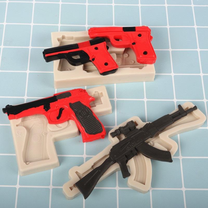 Gun Shaped Chocolate Molds Ultimate DIY Baking Tools