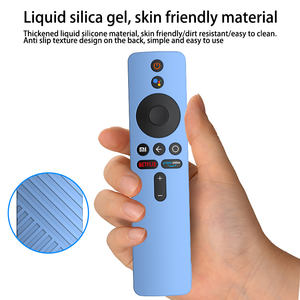 Funda de silicona antideslizante para control remoto inteligente, control remoto para smart tv, <span class=keywords><strong>XiaoMi</strong></span> <span class=keywords><strong>MiBox</strong></span> S, venta al por mayor de fábrica - Product Image 3
