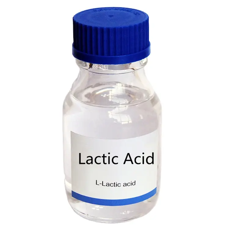 Ácido láctico en polvo, ácido láctico 80%, suministro de fabricante de China de grado alimenticio