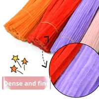 Fabricant de tiges de chenille, nettoyeurs de tuyaux en gros, 3 mm, 8 mm, 10 mm, fil de chenille, nettoyeurs de tuyaux, fil épais et duveteux pour l'artisanat
