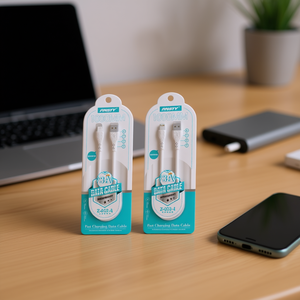 Ansty Z-032-T Cable de Datos USB-C de Carga Rápida de 1 Metro Blanco - Product Image 2