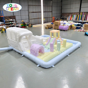 トップセール 夏用 キッズ インフレータブル スプラッシュパッド PVC製 おもちゃ ウォーターパーク トランポリン スライドプール - Product Image 2