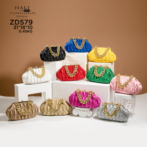 Jiali QAZA Borsa Vintage alla Moda Fai-da-Te dalla Cina Design all'Ingrosso Piccola Pochette in <span class=keywords><strong>Pelle</strong></span> per Donna Borsa <span class=keywords><strong>Nera</strong></span> - Product Image 6