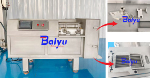 Machine à découper la viande Baiyu <span class=keywords><strong>pour</strong></span> la viande congelée, le bœuf, le poulet, le porc, en cubes, <span class=keywords><strong>pour</strong></span> usage industriel - Product Image 4