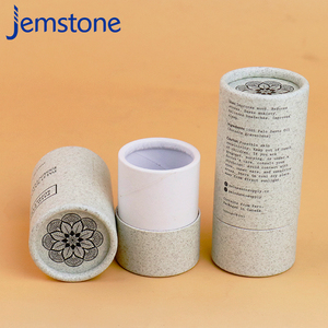 Envase de Cartón Biodegradable con Diseño Personalizado, Hecho con Materiales Reciclados, para Cosméticos, Cuidado de la Piel, Aceites Esenciales, en Forma de Cilindro - Product Image 5
