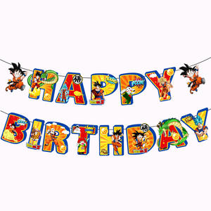Kit <span class=keywords><strong>de</strong></span> Fiesta <span class=keywords><strong>de</strong></span> <span class=keywords><strong>Cumpleaños</strong></span> <span class=keywords><strong>de</strong></span> Dragón Ball para Niños, Juego Completo <span class=keywords><strong>de</strong></span> Decoraciones con Pancartas, Globos y Decoraciones para Pastel, Temática <span class=keywords><strong>de</strong></span> Anime - Product Image 6