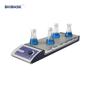 Biobase cina laboratorio magnetico piastra di cottura agitatore Multi posizione agitatore magnetico MS-M-S10