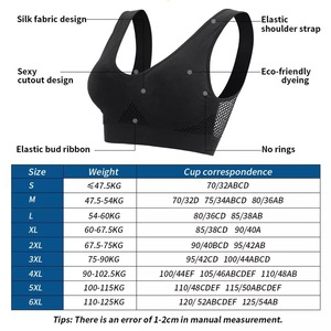 Reggiseno Yoga elastico traspirante pettorina reggiseno sportivo da corsa palestra Top donna Stretch Pull Up <span class=keywords><strong>Underwear</strong></span> - Product Image 6