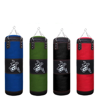 Sac de frappe de boxe vide et lourd pour adultes, idéal pour l'entraînement en salle de sport, vente en gros