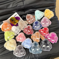 Aksesoris Tas Gantungan Kelinci Palsu Bulu Kelinci Rex Asli, Gantungan Kunci Kelinci Lucu, Boneka Plush, Perhiasan