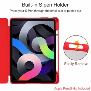 Custodia ultra sottile a tre ante in PU+acrilico con chiusura a flip in pelle per <span class=keywords><strong>iPad</strong></span> Air 4 10.9" 2020/<span class=keywords><strong>iPad</strong></span> <span class=keywords><strong>Pro</strong></span> <span class=keywords><strong>11</strong></span> <span class=keywords><strong>2018</strong></span> - Product Image 4