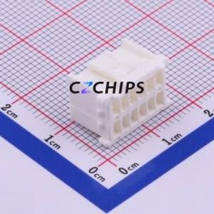 513531200 Housing (Wire-to-Board / Wire-to-Wire) P=2mm Connector ( Jack Structure: 2x6P )( Pitch: 2mm )( Row Spacing: 5mm ) - Product Image 1