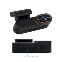Grabadora de conducción de automóviles conectada a Internet 1080P HD 4G, Sensor de colisión, alarma, monitoreo remoto de video, máquina todo en uno