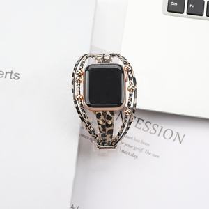 Eraysun-bracelet en alliage de métal et cuir pour <span class=keywords><strong>Apple</strong></span> <span class=keywords><strong>Watch</strong></span> série 1 2 3 4 5 6 7 <span class=keywords><strong>8</strong></span> Ultra <span class=keywords><strong>49</strong></span> <span class=keywords><strong>MM</strong></span> - Product Image 5