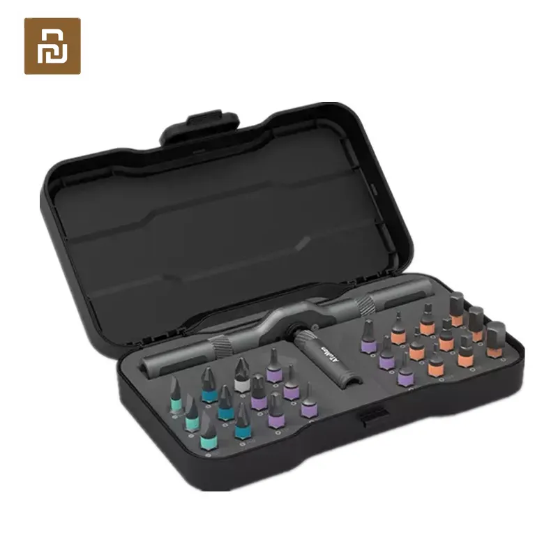 Youpin ATuMan DUKA — boîte à outils multifonctions 24 en 1, tournevis, avec Bits magnétiques, clé à cliquet, jeu d'outils de réparation, pour bricolage et ménage, S2