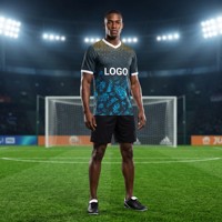 Ensemble d'uniformes de football personnalisés EURO Club Tropical Fern 26/27, tissu polyester à séchage rapide, kit de maillot de football OEM