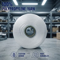 Hilo FDY hueco de polipropileno 100% antiestático de alta tenacidad, técnica OE, 1200D Denier, marca YIJIN para tejido textil y punto.