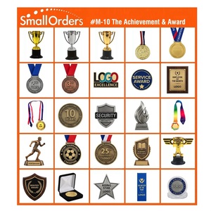 Plaque de récompense en bois personnalisée avec logo, trophée en cristal, coupe, bouclier métallique – Ensemble de récompenses personnalisées pour entreprise et reconnaissance des employés - Product Image 3