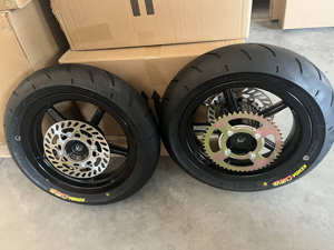 BARU Tiba Set Supermoto 12 Inci termasuk 2 rotor 190mm dan 1 sprocket - Product Image 6