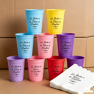 16 oz 32 oz. Bicchiere da Birra in Plastica Colorata per Stadio con Coperchio Scorrevole, Disponibile in Giallo, Arancione, Blu, Verde e <span class=keywords><strong>Oro</strong></span> - Product Image 1