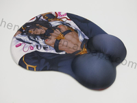 Tapis de souris repose-poignet 3D Big Ass de sublimation de vente chaude personnalisée, charmant tapis de souris repose-poignets pour garçon sexy
