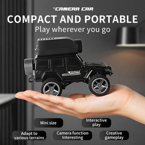 KF32 Voiture RC miniature en alliage 1/64 avec caméra FPV 720P, télécommande 2.4G, véhicule de course vidéo en métal, application Wifi, jouet de drift et d'escalade RTR - Product Image 3