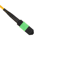 Kabel Patch Cord Fiber Optik Single Mode 12 Core MPO/APC Female ke FC APC SM Tipe B 9/125 untuk Data Center Fiber Terminal Box FTTH