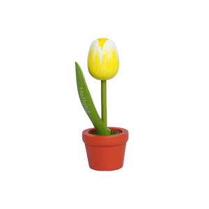 Mini Ornements en Bois en Forme de Tulipe Peints à la Main, Petites Fleurs de Tulipe en Bois Massif, Décoration pour Bureau, Souvenir des Pays-Bas - Product Image 4