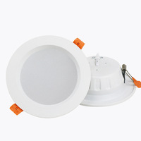 Luces LED empotradas regulables de 3W, 5W, 7W, 9W, 12W, 15W y 18W para interiores, luz ultrafina para centro comercial, oficina, panel empotrado