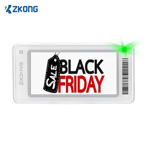 Zkong Esl Elektronische Plank Label 2.13 Inch Digitale Tag En Esl Voor Supermarkt