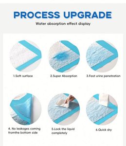 Protège-draps jetables super absorbants et imperméables pour bébé, pour l'intérieur, 60x90 - Product Image 3