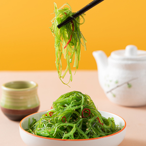 Salade d'algues Wakame assaisonnées sans colorants, verte, style <span class=keywords><strong>Izakaya</strong></span> japonais, apéritif, certifiée IFS, conditionnement en vrac pour le commerce - Product Image 5