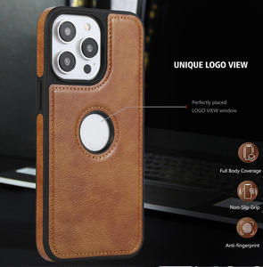 Oferta por Tiempo Limitado: Funda de Cuero Simple para Teléfono, para iPhone 15 Pro y <span class=keywords><strong>Samsung</strong></span> S25 S26 Plus - Product Image 5