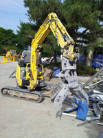 GONGMA Factory Customized Multifunctional Timber Gripper Hydraulic Claw Rock Grapple for 3-5 Ton Excavators Max Jaw Opening