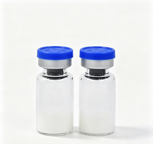 Frascos de vidrio transparente directamente de fábrica con tapón de goma de 3ml, 5ml, 10ml para polvo liofilizado, etiqueta personalizada OEM. - Product Image 5