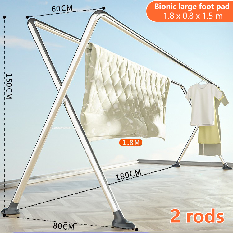 Bipolaire 1,8 m - Hauteur 1,5 m [Grand coussinet bionique]
