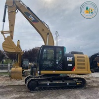Excavatrice Caterpillar 320e à performance stable et à bon prix, excavatrice sur chenilles cat 320e en bon état