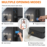 Manija de Puerta con Cerradura Inteligente Electrónica, Lector de Huellas Dactilares, Tarjeta Digital, Control por Aplicación Tuya, Fabricante de Cerraduras Inteligentes