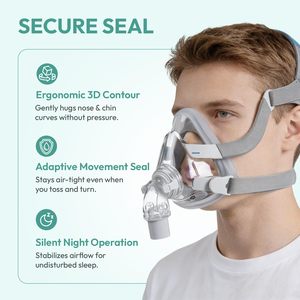 Máscara CPAP <span class=keywords><strong>AirFit</strong></span> <span class=keywords><strong>F20</strong></span>, Cojín de Repuesto Facial Completo, Sellado Seguro y Ajuste Más Suave, Compatible con Máscaras Faciales Resmed - Product Image 5