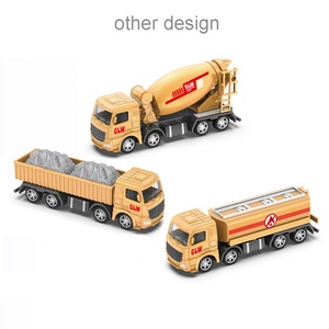 Modello dell'escavatore del modello della gru del camion del giocattolo di ingegneria pressofuso di simulazione della scala 1:55 per i bambini - Product Image 5
