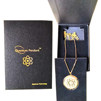 Pendentif Ion Négatif Doré Collier Scalaire Femme Homme Énergie Quantique Anti Emf Radiation protection Pendentif Quantique Prix