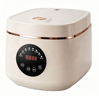 Autocuiseur multifonction GB-MC365 avec minuterie numérique, 5L, 900W, boîtier en plastique, cuve intérieure en aluminium 360g, cuiseur vapeur, cuillère, tasse à mesurer