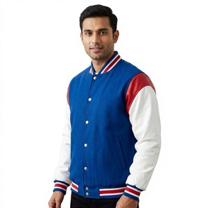 Blouson universitaire slim fit personnalisé pour homme, style streetwear décontracté avec impression stylée, manteau d'hiver universitaire - Product Image 1