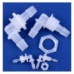 Conector <span class=keywords><strong>de</strong></span> codo <span class=keywords><strong>de</strong></span> pasamanos con púas, accesorio impermeable para manguera <span class=keywords><strong>de</strong></span> aire con tuerca para tuberías neumáticas <span class=keywords><strong>de</strong></span> acuicultura y estanques <span class=keywords><strong>de</strong></span> peces - Product Image 5