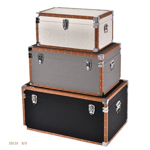 Phúc kiến youngs thủ công phong cách Châu Âu MDF gỗ hình chữ nhật quần áo tổ chức cổ da lưu trữ thân cây hộp thiết lập lớn - Product Image 3