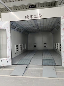 Cabina de Pintura con Certificación CE Tricar con Plataforma Elevadora Neumática, Cabina de Pintura con Buen Efecto de Conservación del Calor - Product Image 3