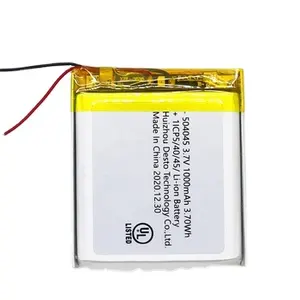 small 504045 3.7V 1000mAh 3.7Wh lipo battery for fpv lipo batteries rc cars lipo lithium polymer battery for camera