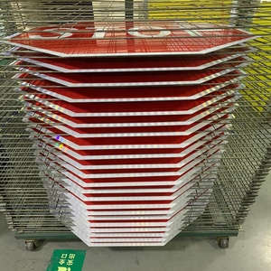 Grand panneau octogonal de signalisation routière 24x24 pouces, <span class=keywords><strong>film</strong></span> réfléchissant de qualité EGP, imperméable et durable, en aluminium - Product Image 2